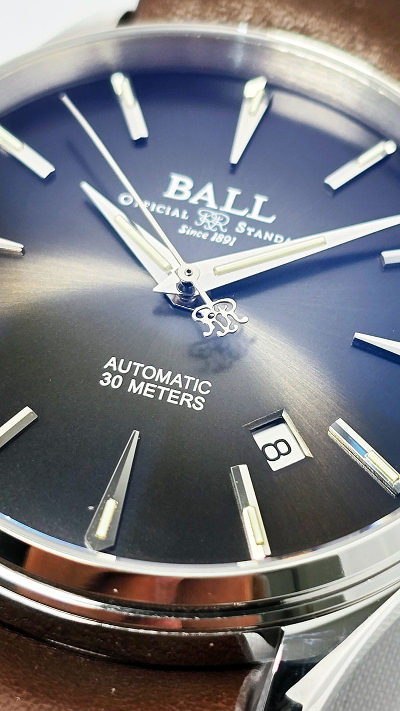 Zegarek Ball Trainmaster Legend NM9080D-L1J-BK (NM9080DL1JBK)
