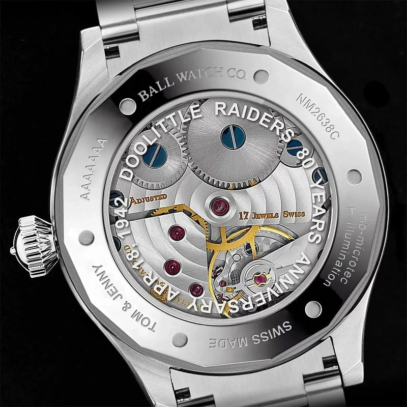 Zegarek Ball  Engineer Master II Doolittle Raiders Limited Edition NM2638C-L1-BK (NM2638CL1BK)