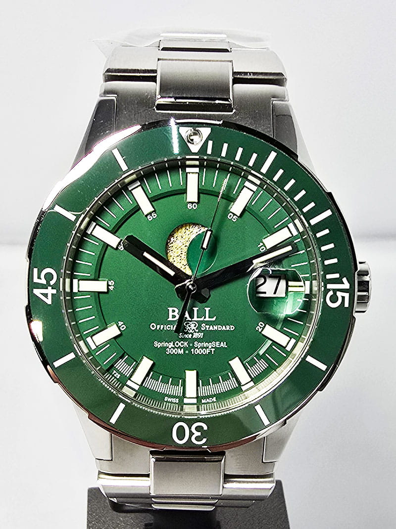 Zegarek Ball Roadmaster Challenger Moonphase DM3130B-S13J-GR (DM3130BS13JGR)