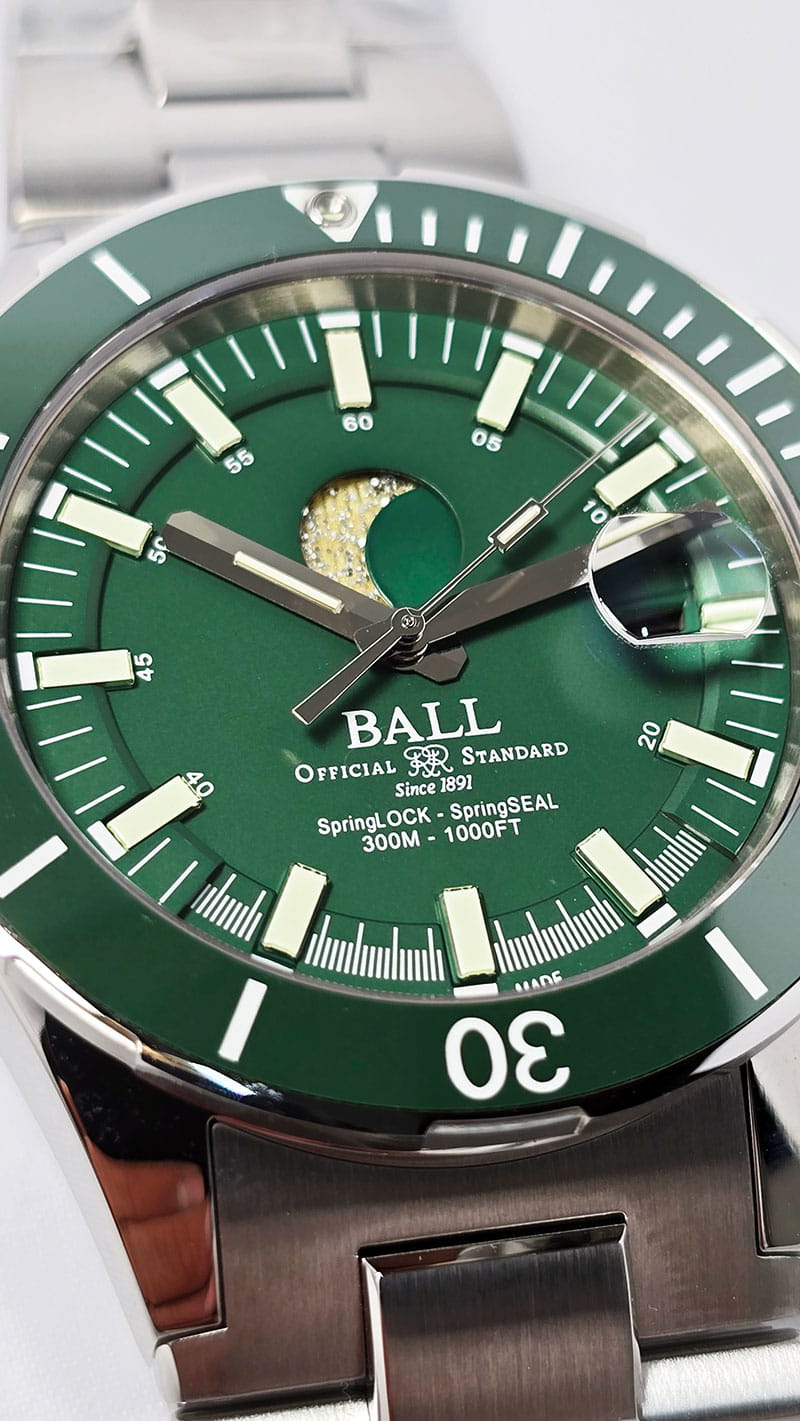 Zegarek Ball Roadmaster Challenger Moonphase DM3130B-S13J-GR (DM3130BS13JGR)