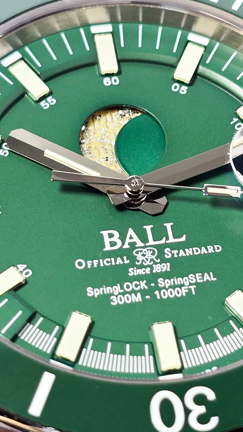 Zegarek Ball Roadmaster Challenger Moonphase DM3130B-S13J-GR (DM3130BS13JGR)