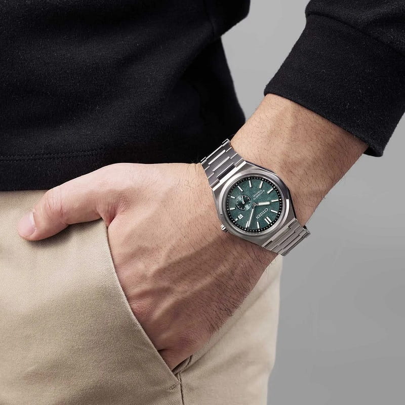 Zegarek CITIZEN MECHANICAL SMALL SECOND NJ0180-80X (NJ018080X)