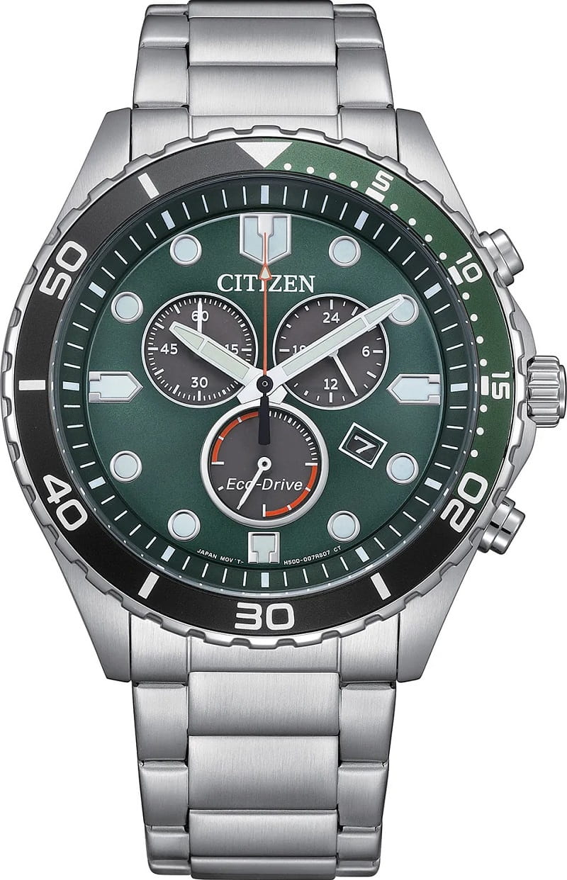 Zegarek  Citizen Sporty Aqua Chronograph AT2561-81X (AT256181X)