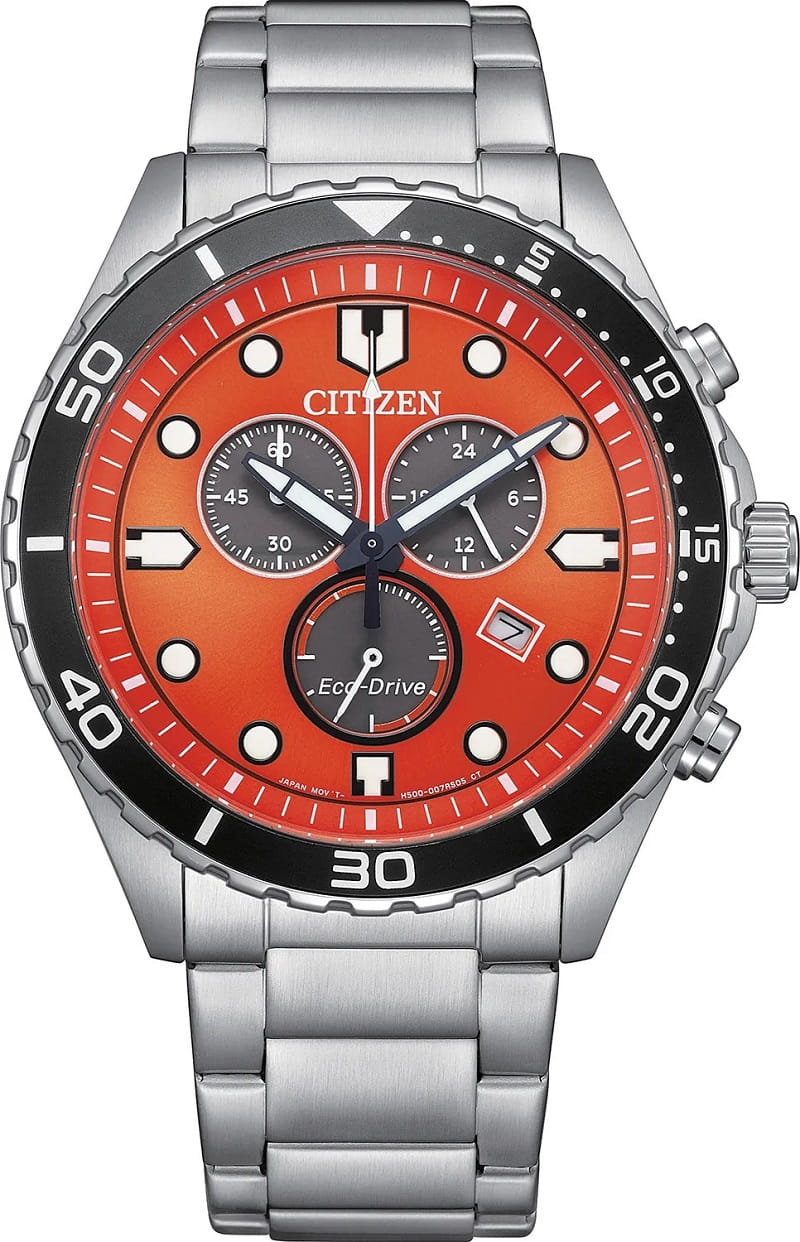 Zegarek  Citizen Sporty Aqua Chronograph AT2560-84X (AT256084X)