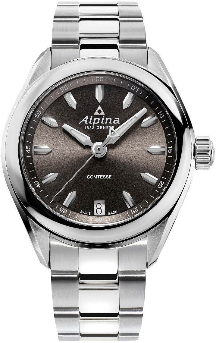 Zegarek Alpina Comtesse Quartz Lady AL-240LBR2C6B (AL240LBR2C6B)