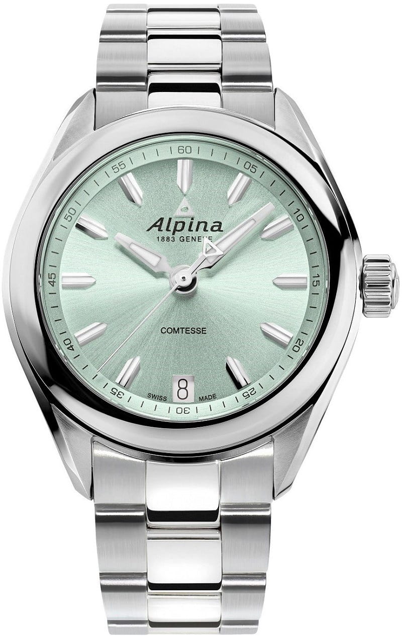 Zegarek Alpina Comtesse Quartz Lady AL-240LGR2C6B (AL240LGR2C6B)