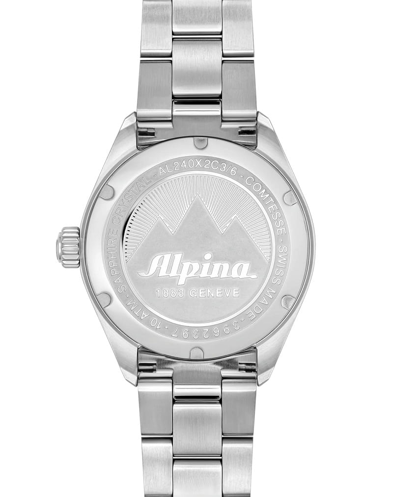 Zegarek Alpina Comtesse Quartz Lady AL-240LGR2C6B (AL240LGR2C6B)