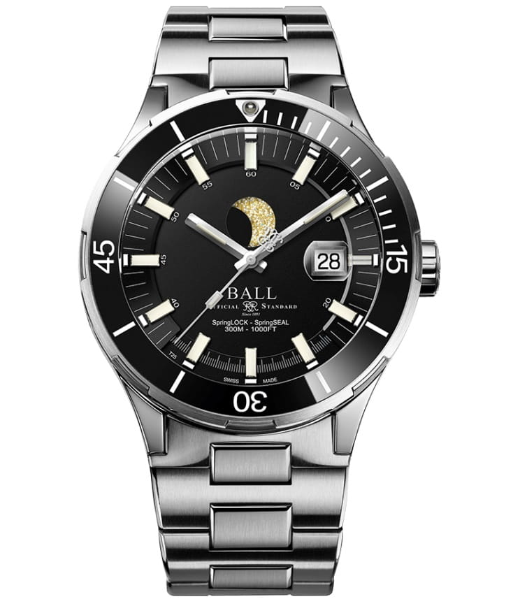 Zegarek Ball Roadmaster Challenger Moonphase DM3130B-S13J-BK (DM3130BS13JBK)