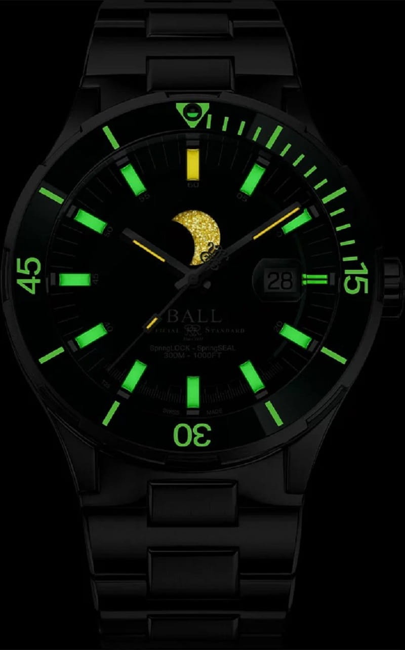 Zegarek Ball Roadmaster Challenger Moonphase DM3130B-S13J-BK (DM3130BS13JBK)