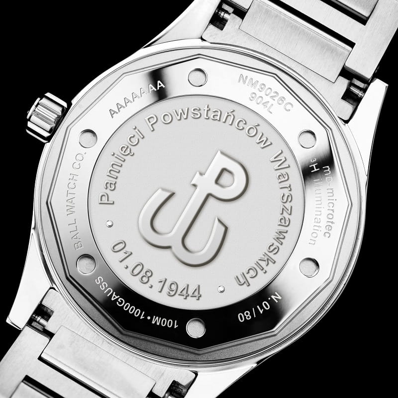 Zegarek Ball Engineer III Warsaw Uprising Powstanie Warszawskie Limited Edition NM9026C-S40-GY (NM9026CS40GY)