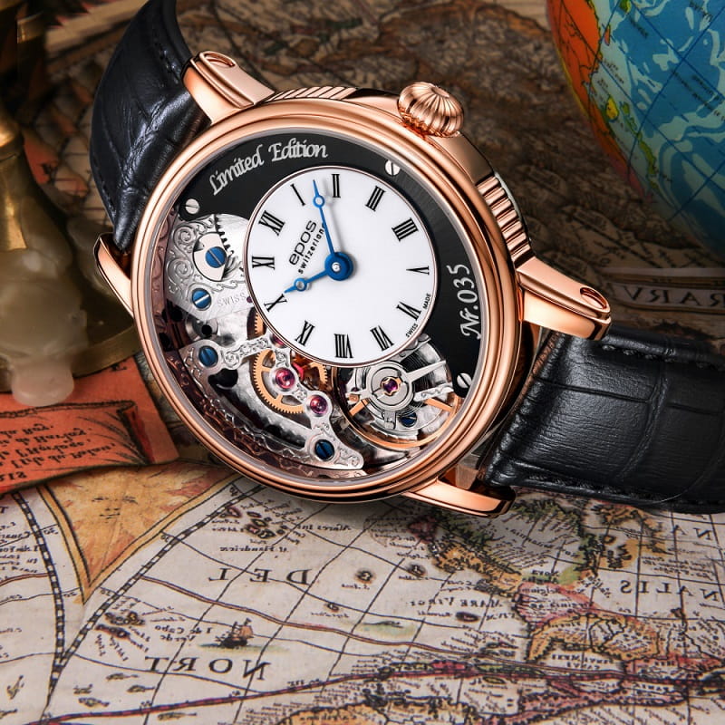 Zegarek Epos Oeuvre D’Art 3435  Verso II Limited Edition 3435.313.24.25.25 (3435313242525)