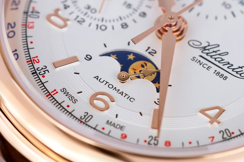 Zegarek Atlantic Worldmaster Moonphase 52851.44.25 Limited Edition 528514425