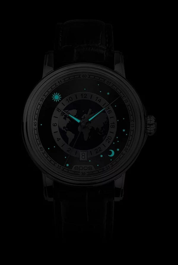 Zegarek Epos Emotion Globe 24h 3390.302.20.54.27 (3390302205427)