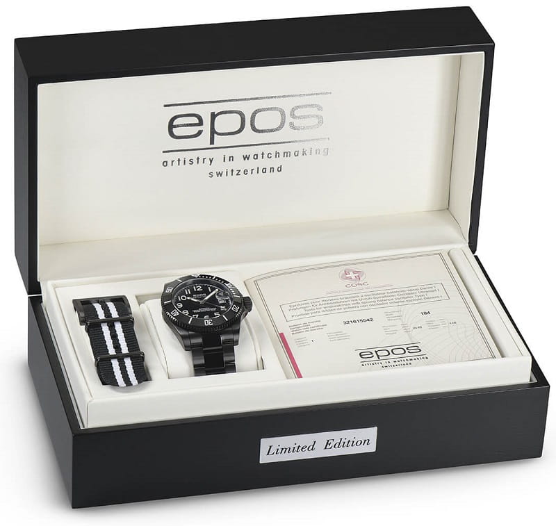Zegarek Epos 3504 Sportive Diver Titanium COSC Limited Edition 3504.138.85.35.95 (3504138853595)