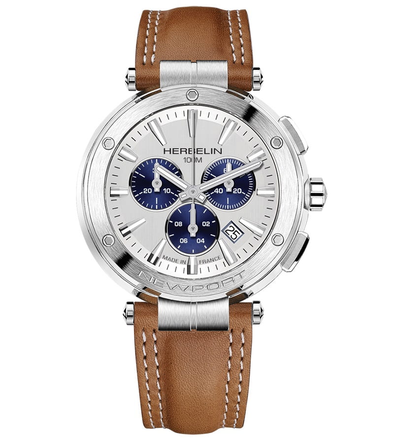Zegarek Herbelin Newport Chronograph 37688A42GD (37688/A42GD)