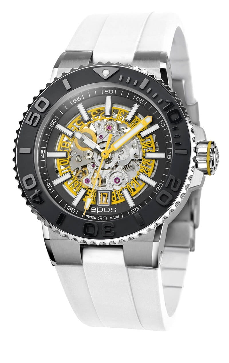Zegarek Epos 3441 Sportive Diver Automatic Skeleton 3441.135.20.15.50 (3441135201550)