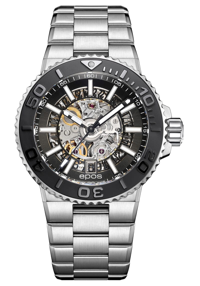 Zegarek Epos 3441 Sportive Diver Automatic Skeleton 3441.135.25.15.30 (3441135251530)