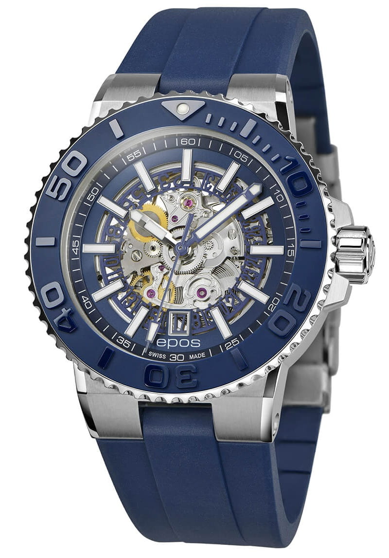 Zegarek Epos 3441 Sportive Diver Automatic Skeleton 3441.135.26.16.56 (3441135261656)