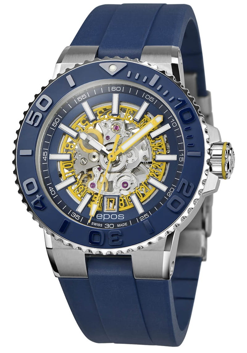 Zegarek Epos 3441 Sportive Diver Automatic Skeleton 3441.135.96.16.56 (3441135961656)
