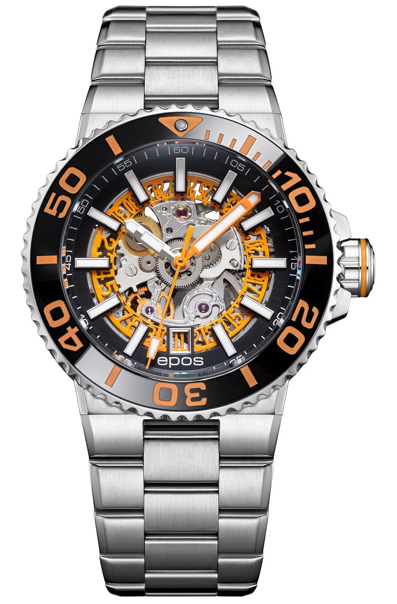 Zegarek Epos 3441 Sportive Diver Automatic Skeleton 3441.135.99.15.30 (3441135991530)