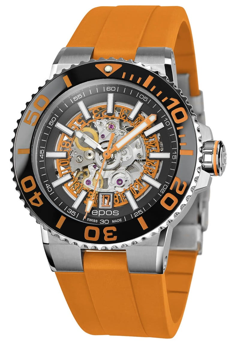 Zegarek Epos 3441 Sportive Diver Automatic Skeleton 3441.135.99.15.52 (3441135991552)