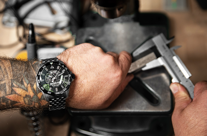 Zegarek Vostok Europe Gelezinis Vilkas Skeleton Automatic Limited Edition NH72-225E764 (NH72225E764)