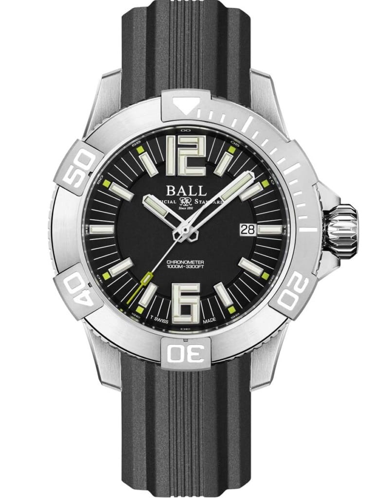 Zegarek Ball Engineer Hydrocarbon DeepQUEST II DM3002A-PC-BK (DM3002APCBK)
