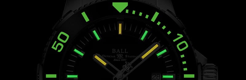 Zegarek Ball Hydrocarbon DeepQUEST Ceramic DM3002A-S3CJ-BK (DM3002AS3CJBK)