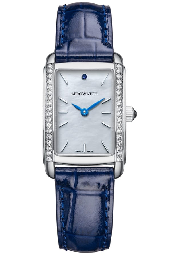 Zegarek Aerowatch Mini Intuition - Mother of Pearl A 30104 AA02 DIA (A30104AA02 DIA)