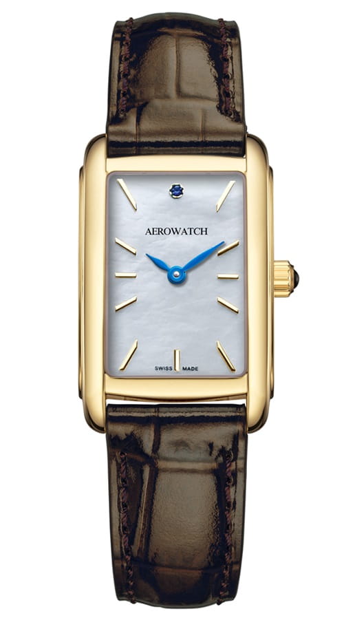 Zegarek Aerowatch Mini Intuition - Mother of Pearl A 30104 JA02 (A30104JA02)