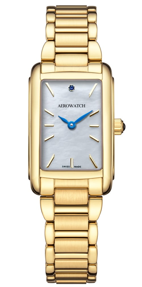 Zegarek Aerowatch Mini Intuition - Mother of Pearl A 30104 JA02 M (A30104JA02 M)