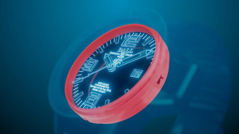 Zegarek Ball Hydrocarbon EOD DM3200A-S1C-BK (DM3200AS1CBK)