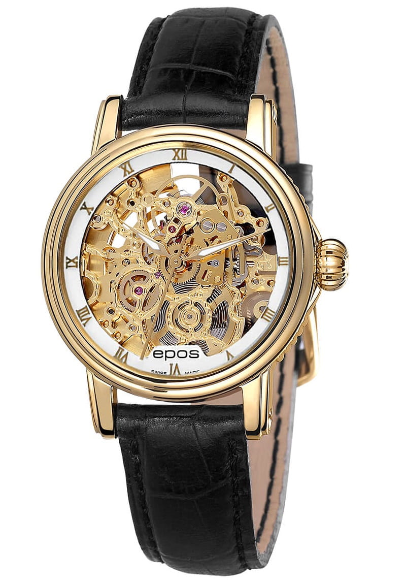 Zegarek Epos Ladies 4390 Skeleton 4390.156.22.20.15 (4390156222015)