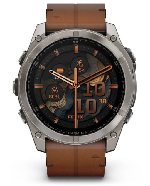 Zegarek GARMIN FENIX 8 51 mm SAPPHIRE TITANIUM AMOLED SOLAR 010-02905-40 SMARTWATCH (0100290540)