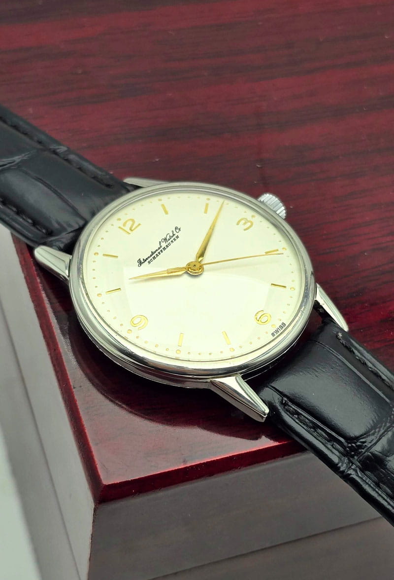 Odrestaurowany męski IWC Schaffhausen stalowy lata 50-te IDEAŁ - unikat