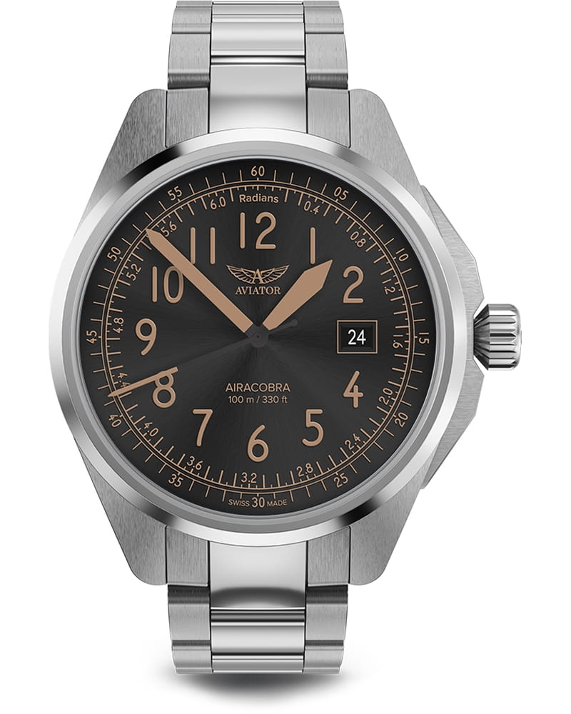 Zegarek Aviator Airacobra  43 TYPE B V.1.38.0.323.5 (V13803235)