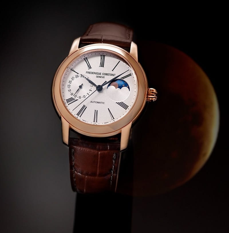 Zegarek Frederique Constant Classics Moonphase Manufacture FC-712MS4H4 (FC712MS4H4)