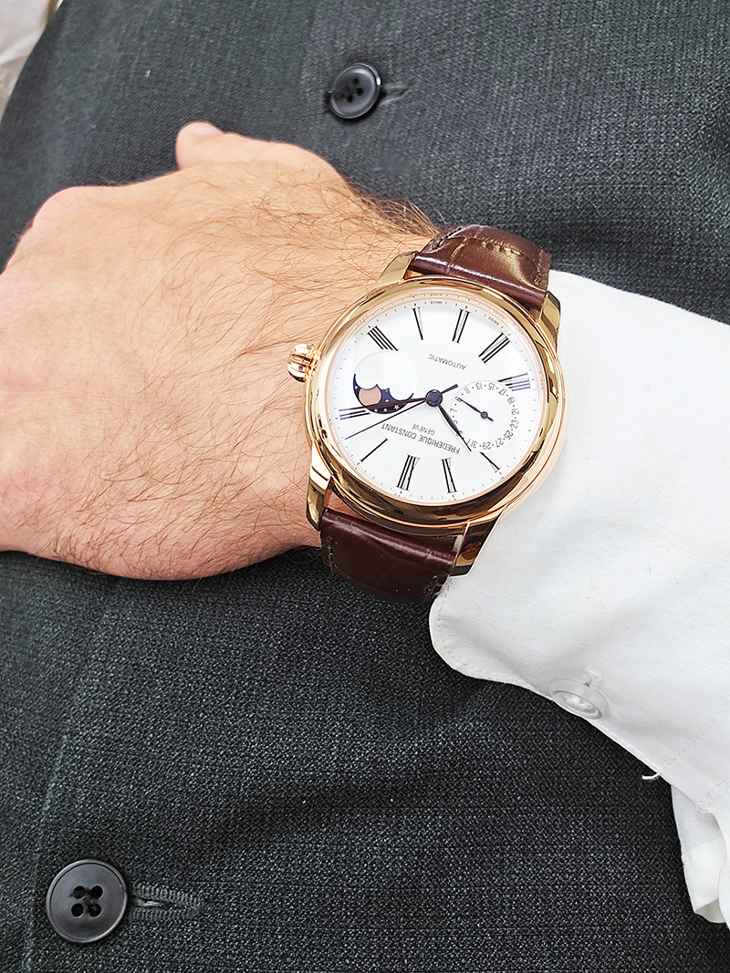 Zegarek Frederique Constant Classics Moonphase Manufacture FC-712MS4H4 (FC712MS4H4)