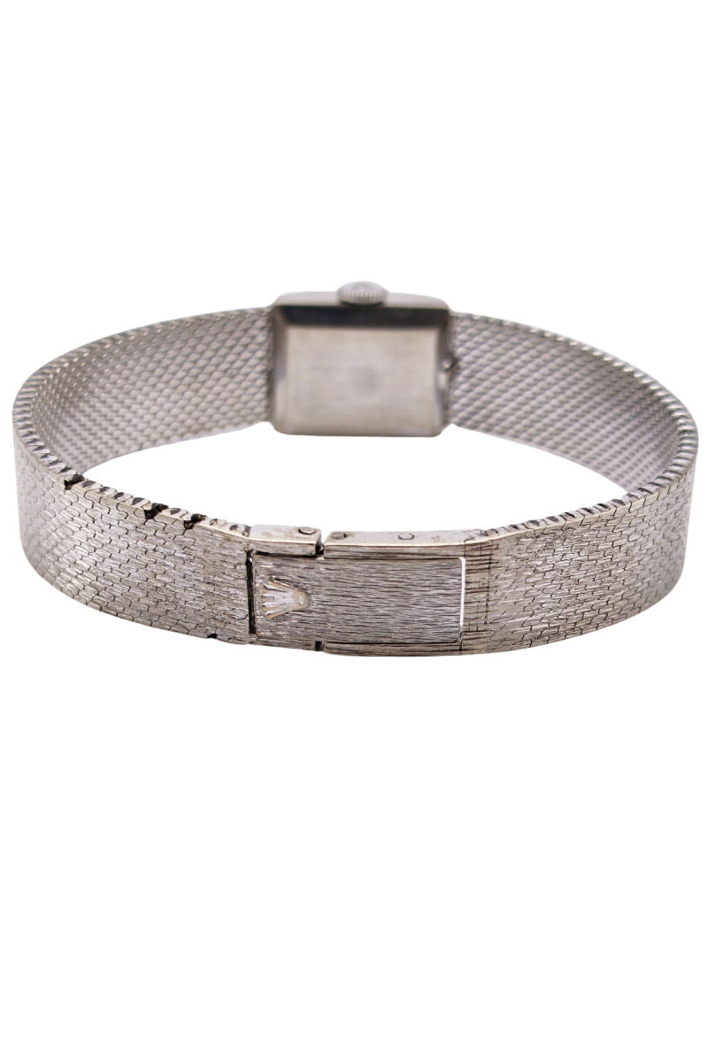 Zegarek używany damski ROLEX PRECISION w białym złocie