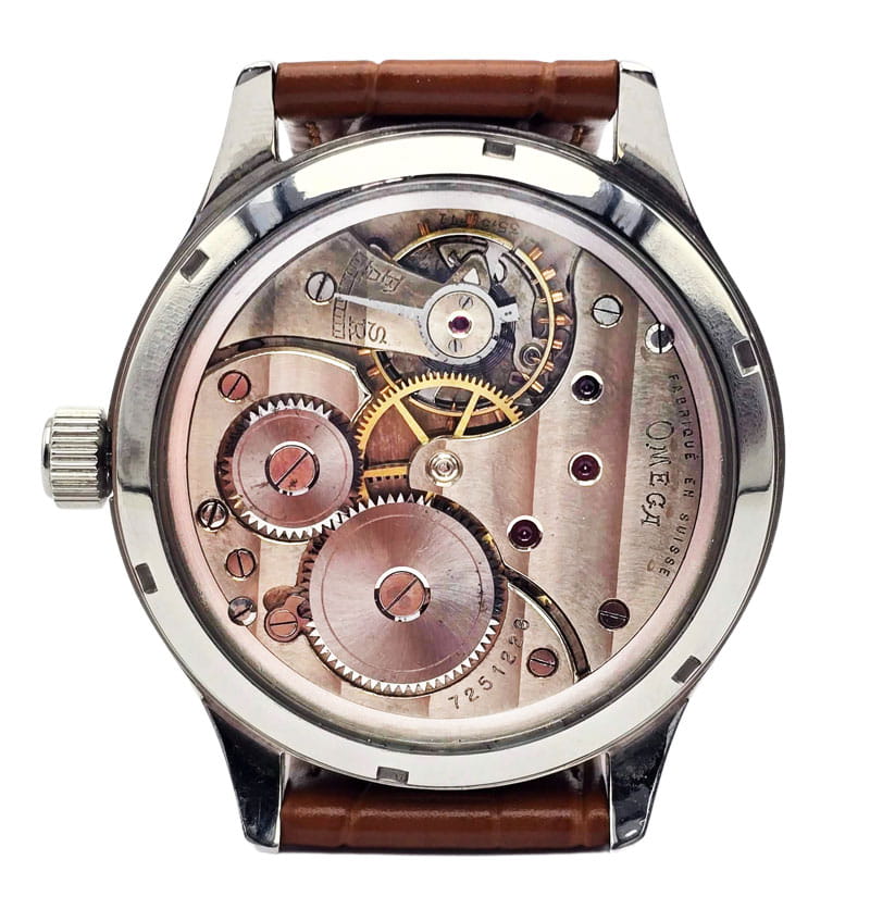 Pasówka OMEGA - olbrzymi zegarek męski mechaniczny z lat z 1925r