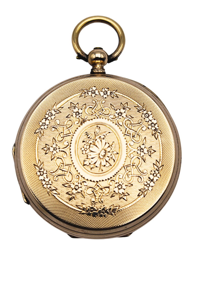 Używany Zegarek Kieszonkowy REMONTOIR złoty