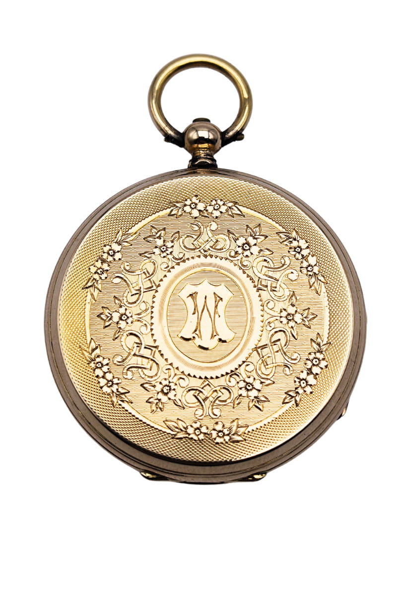 Używany Zegarek Kieszonkowy REMONTOIR złoty