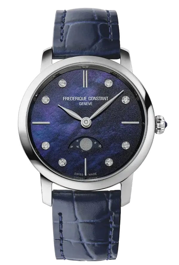 Zegarek Frederique Constant Classics Slimline Ladies Moonphase FC-206MPND1S6 (FC206MPND1S6)