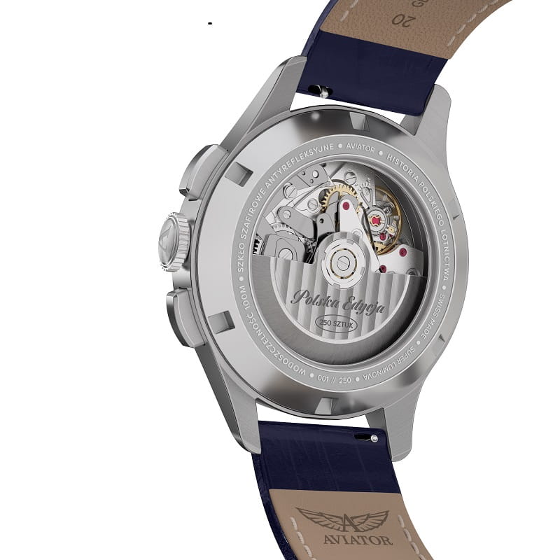 Zegarek Aviator Heritage Chronograph Trimeter Polska Edycja V.4.40.0.352.4  PL (V44003524 PL)
