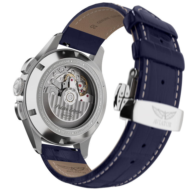 Zegarek Aviator Heritage Chronograph Trimeter Polska Edycja V.4.40.0.352.4  PL (V44003524 PL)