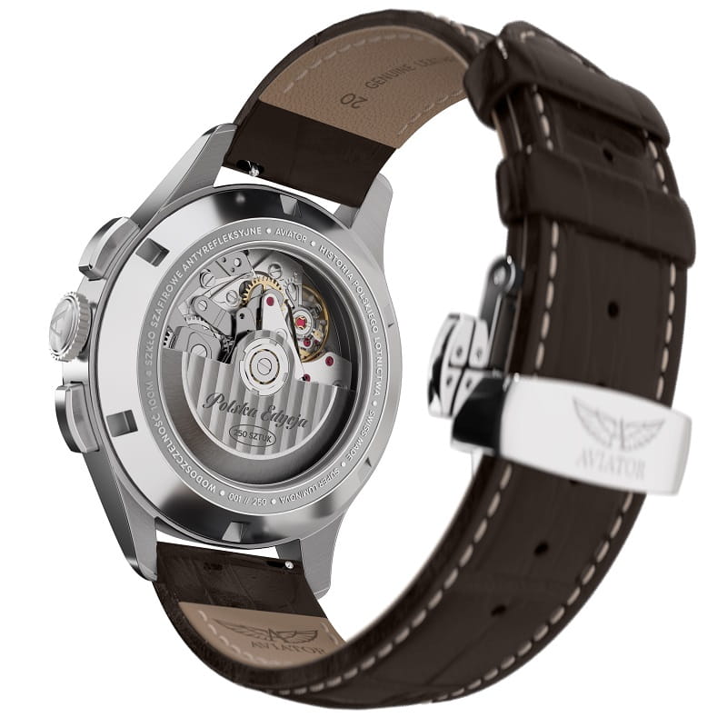 Zegarek Aviator Heritage Chronograph Trimeter Polska Edycja V.4.40.0.351.4  PL (V44003514 PL)