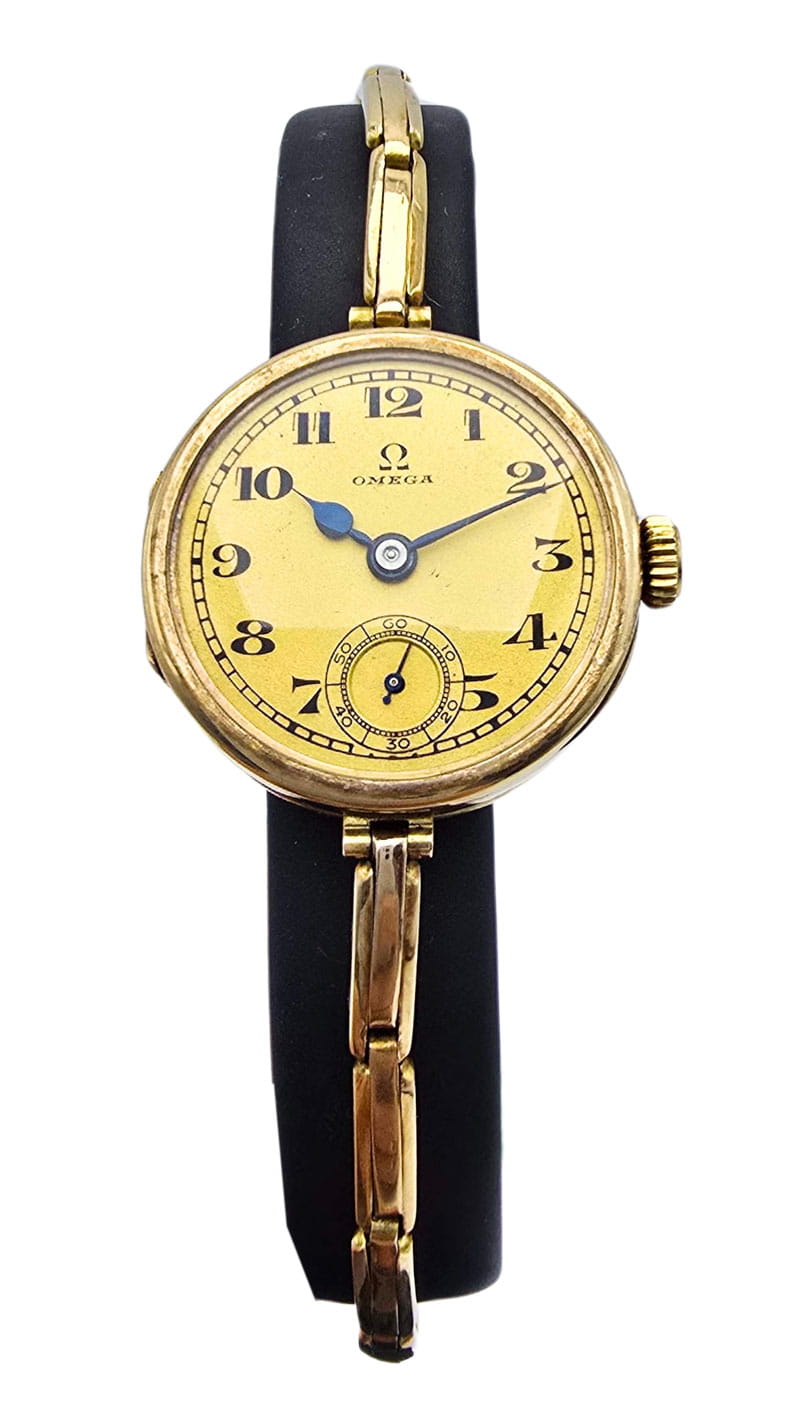 Zegarek damski złoty 14kt OMEGA z lat 20-tych - UNIKAT - 6603717