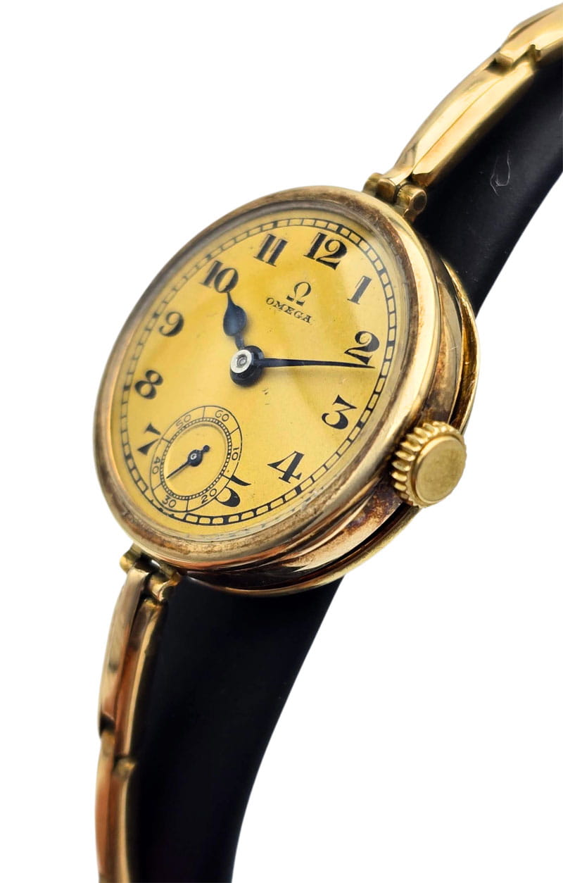 Zegarek damski złoty 14kt OMEGA z lat 20-tych - UNIKAT - 6603717