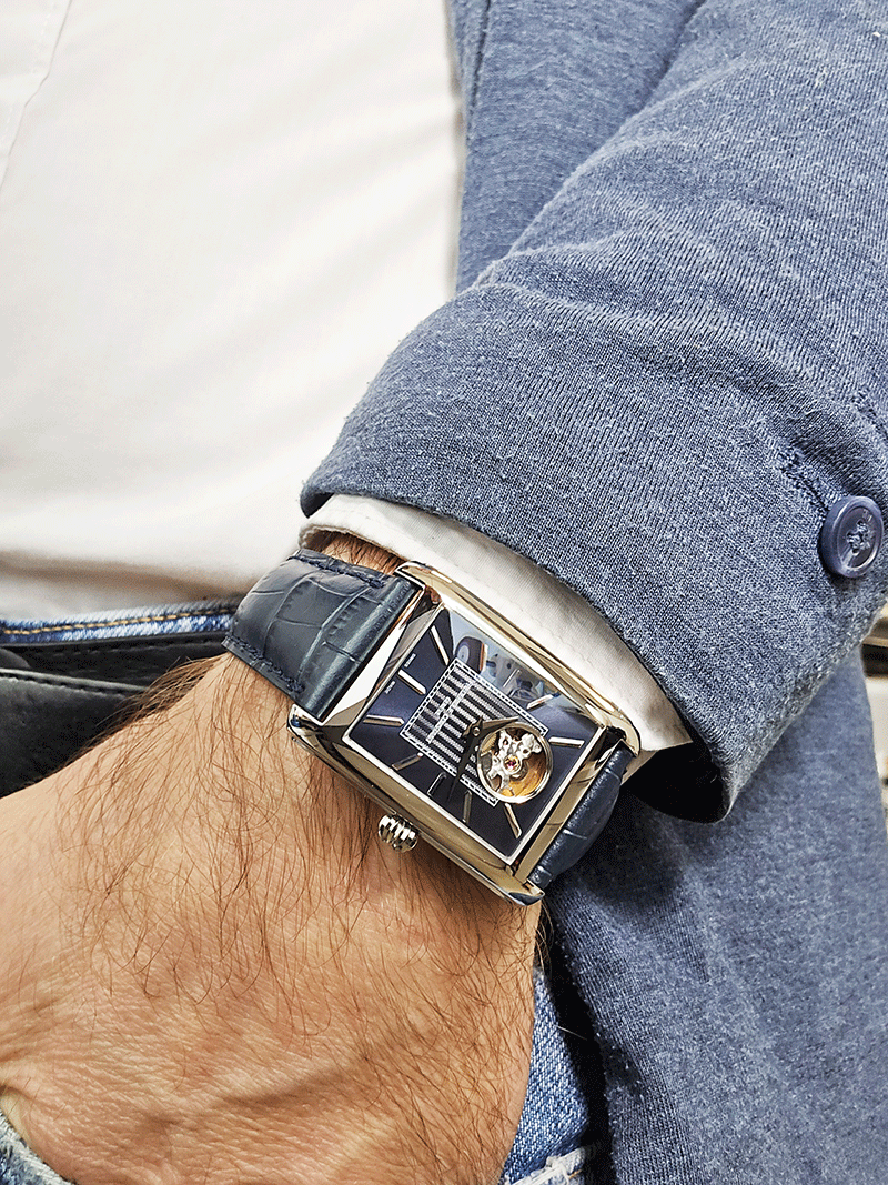 Zegarek Frederique Constant Classics Carre Heart Beat Automatic FC-311N4C6 (FC311N4C6)