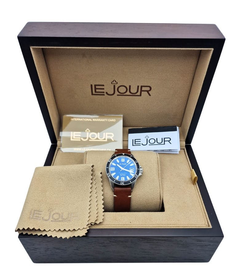 Le Jour Vintage Diver 300M Automatic LJ-VD-001 Fabryczny komplet!